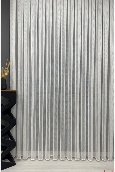 VANESSA PERDE Sports Mesh Tulle High Quality Living Room And Bedroom Tulle Curtain Modern Don't Want Ironing 1/2,5 Normal Pleated