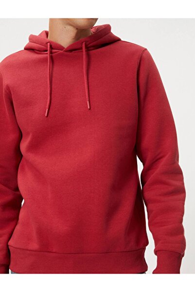 Koton 4wam70023mk Erkek Sweat Bordo