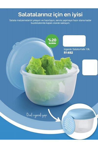 Tupperware Grilled Salad Coat