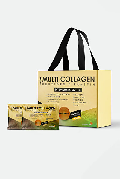 Kanka Multi Collagen 30 Şase | Kolajen, Elastin, Hyaluonik Asit, Q10, Glutaty...