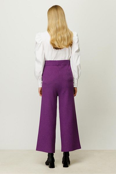 Ghisa Knitwear Trousers Purple