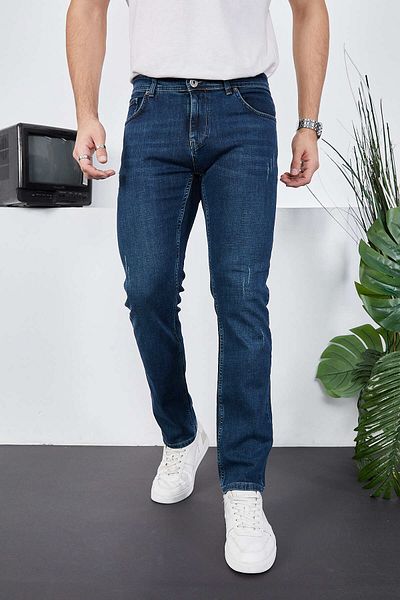 ENZİM JEANS Мъжки дънкови дънки от ликра