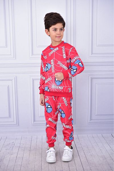 BUUFUU FIÚ SPIDERMAN SPIDERMAN FÉRFI NYOMTATOTT ALSÓ FELSŐ KÉSZLET