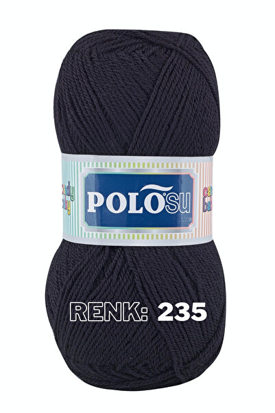 Polosu Candy Baby - Bebek El Örgü Ipliği 235 - Siyah