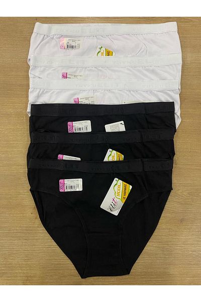 Tutku Elit Women's Wide Elastic Modal Non-Marking Slip / 6 Pieces