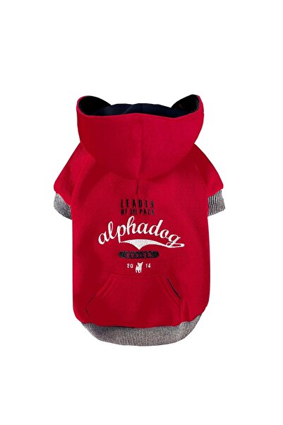 Alphadog Leader Red Medium-large Breed Dog Sweatshirt