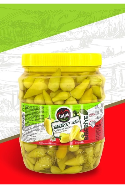 Fatoş FATOŞ BİBERİYE TURŞU 1300 GR (SÜZME 700GR)