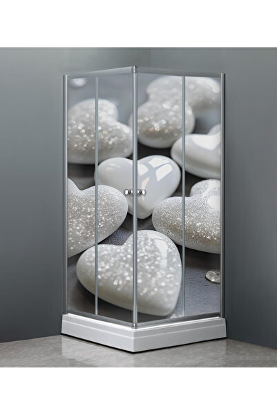 Özbey Reklam Banyo Duşakabin Kaplama Folyo Sticker Ord-161 ( Ölçüsü 160x170 4 Parça halinde 40x170 )