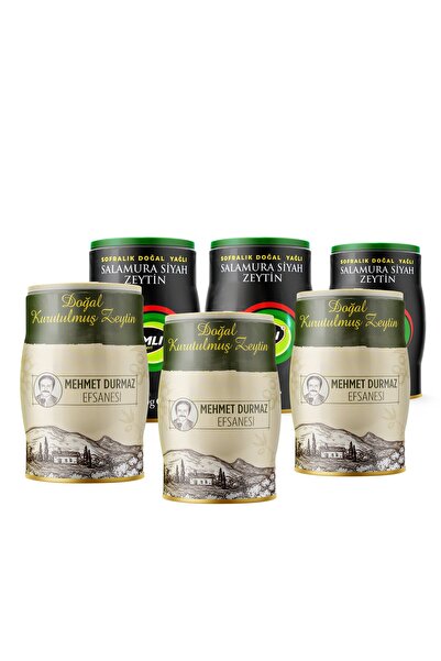 Özel Üretim Siyah Zeytin 3 kg Mehmet Durmaz Efsanesi Kuru Sele Zeytin 3 kg