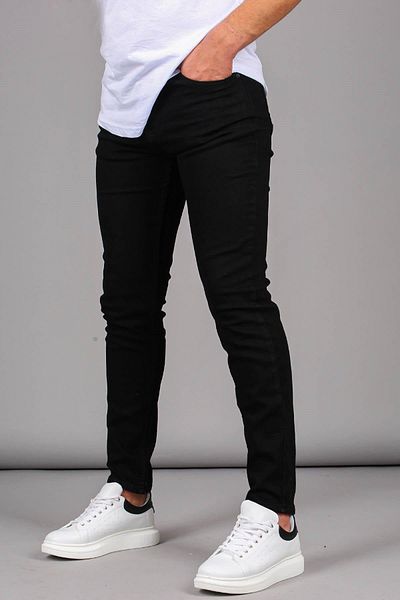 DENİM LONİ Sheff Denim Original Slim Fit Μαύρα Τζιν-6453
