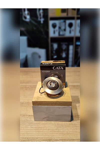 Cata Ct5268a 1,5 Watt Parmak Spot Amber Renkli Ufo Led Spot Tv Ünitesi Spotu Saten Kasa Yıldız Led Spot