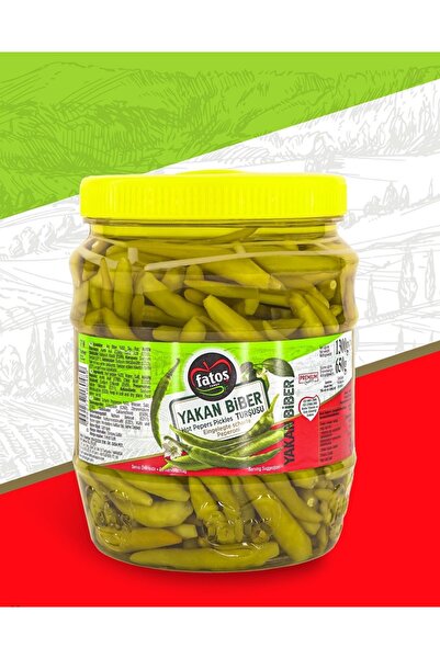 Fatoş FATOŞ YAKAN BİBER TURŞU 1300 GR (SÜZME 650GR)