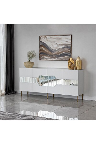 NEOstill - Milan Konsol / Ayna & Gold Ayak