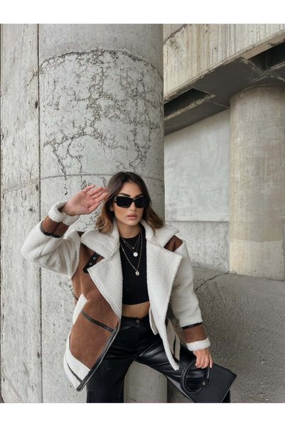 Mekafashion Kevin Oversize Tasarım Kaban 50024 TABA