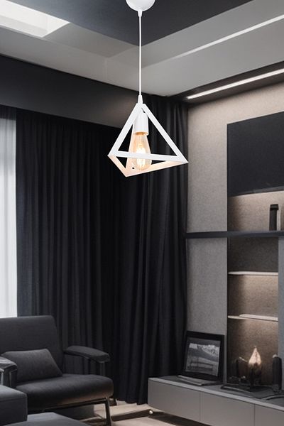 AG LightDesign White Pendant Chandelier Bedroom Living Room Kitchen Corridor Lamp