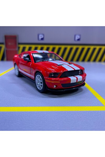 Kinsmart 2007 Shelby GT500 1/36 Ölçek Kinsmart Diecast Metal Model Araba Oyuncak Araba Çek Bırak