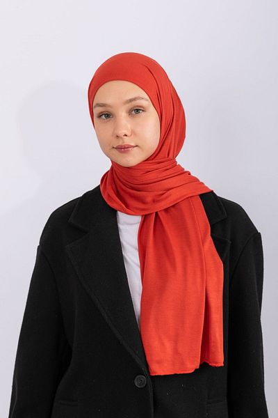 hijabchi Σειρά χτενισμένο βαμβακερό σάλι Νο 15