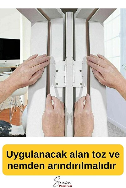Dekals Kapı ve Pencere Bandı Rüzgar Soğuk Kesme İzolasyon Fitili Kauçuk 2,5 X 2 =5 mt (2li Fitil)