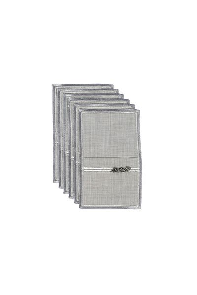 Mikasa Moor Σετ μαχαιροπήρουνων Karmen Grey 6 τεμαχίων 25x15