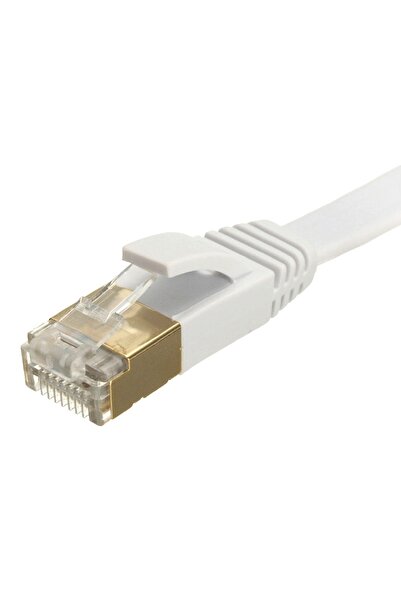 Alfais 4964 Cat7 Ethernet RJ45 600MHz 10GBPS Modem İnternet Kablosu 15 Metre
