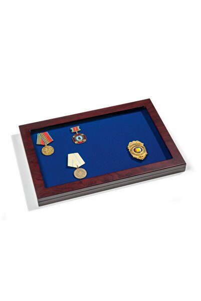 Leuchtturm Ahşap, Cam kapaklı Madalya Vitrini