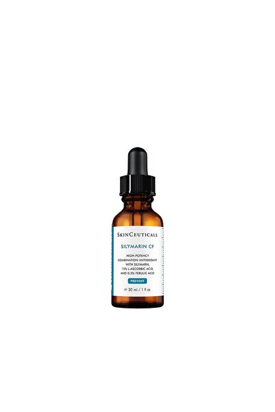 SkinCeuticals Yağlı ve akneye eğilimli ciltler için yaşlanma karşıtı Silymarin CF Antioksidan Serum 30 ml
