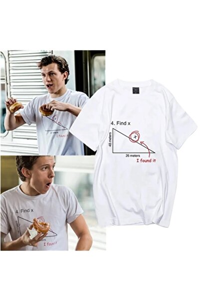 Le Savu Πρόβλημα γεωμετρίας Τυπωμένο λευκό χρώμα Unisex μπλουζάκι Le Savu