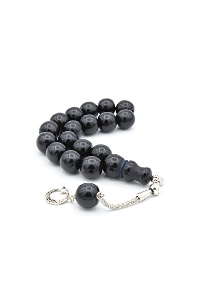 Murty99 Baston cu Mască Efe din Chihlimbar Negru cu Coada de Vulpe și Cap de Glob