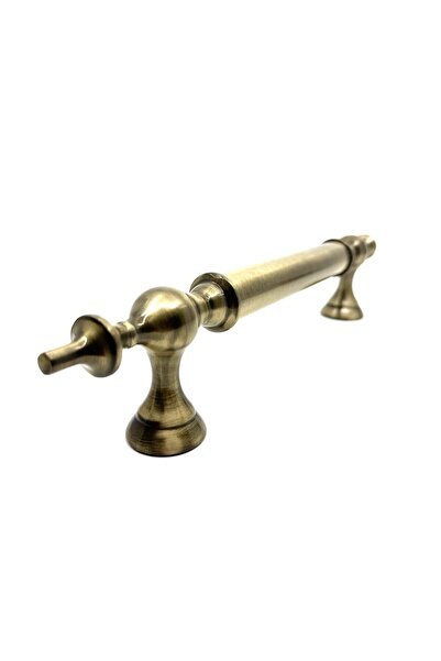 Nobel Osmanlı Çekme Kolu Çelik Kapı Dış Kapı Tutma Kolu Antik Sarı