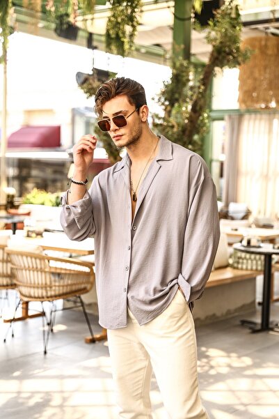 efraim giyim COPY - Cămașă Aerobin Linen Super Oversize