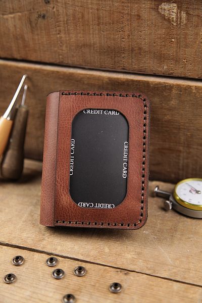 New Coast Leather 1900's Ανδρικό Πορτοφόλι - Γνήσιο Δέρμα, Χειροποίητο