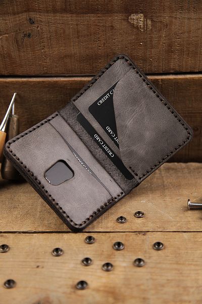 New Coast Leather 1900's Ανδρικό Πορτοφόλι - Γνήσιο Δέρμα, Χειροποίητο