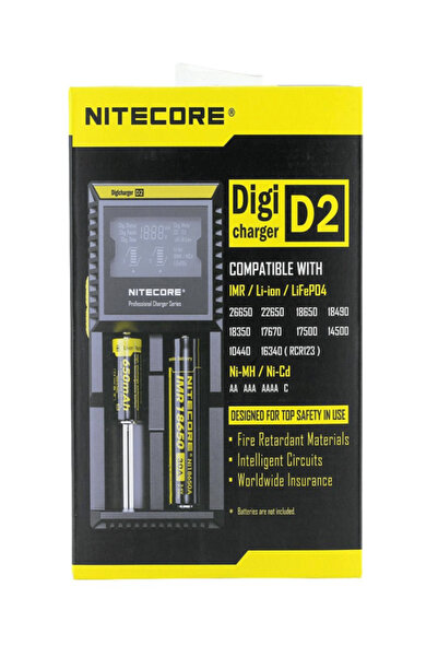 Nitecore D2 Pil Şarj Aleti - ERPİLSAN