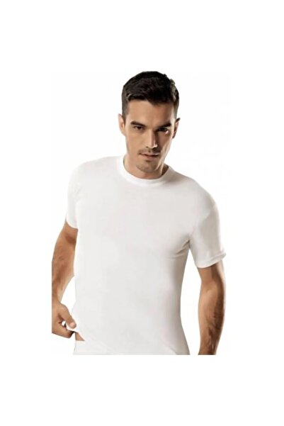 Tutku قميص داخلي رجالي برقبة دائرية نصف كم