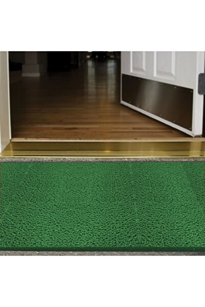 Ymc Curly Carpet Mat Runner Green 14 Mm Width: 100 Cm (1 METER)