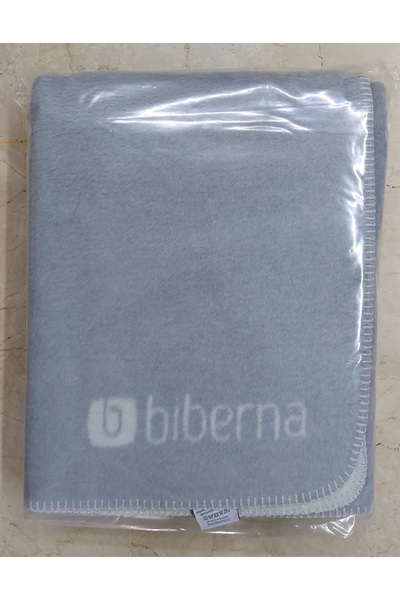 SESLİ HOME بطانية قطنية فردية مع أصوات - رمادي