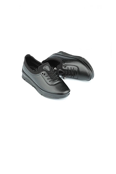 Wanetti Kadın Anne Günlük Yürüyüş Ortopedik Taban Rahat Konforlu Bağcıklı Las...