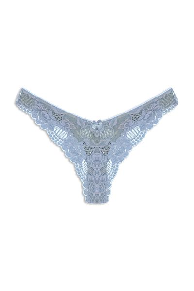 HNX Γυναικεία στρινγκ εσώρουχα Navy Lace ψηλόμεση Βραζιλίας