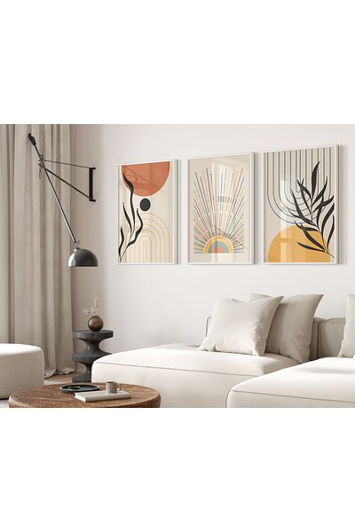 TekTablo Set de pictură înrămată, modele de pictură pentru decorarea casei