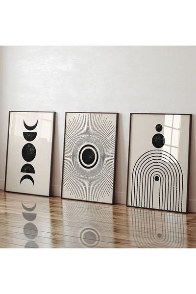 TekTablo Set de pictură înrămată, modele de pictură pentru decorarea casei