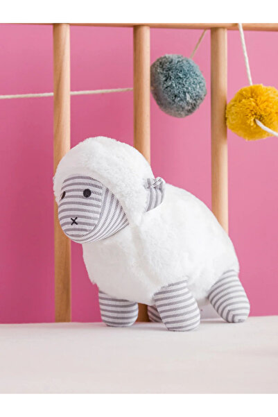 LC Waikiki LCW HOME Pelüş Dolgulu Nakışlı Bebek Koyun Kırlent 29 Cm