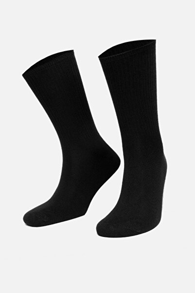Aytuğ Erkek Bambu Diyabet Tekli Siyah Uzun Soket Çorap A 51004 S