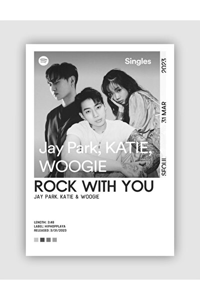 fırsatlar diyarı JAY PARK , KATIE & WOOGİE Rock With You K-pop Duvar Posteri ...