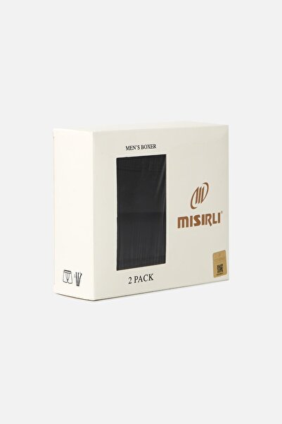 Mısırlı Erkek Bambu 2'li Siyah/siyah Boxer M Bxr Ss 5