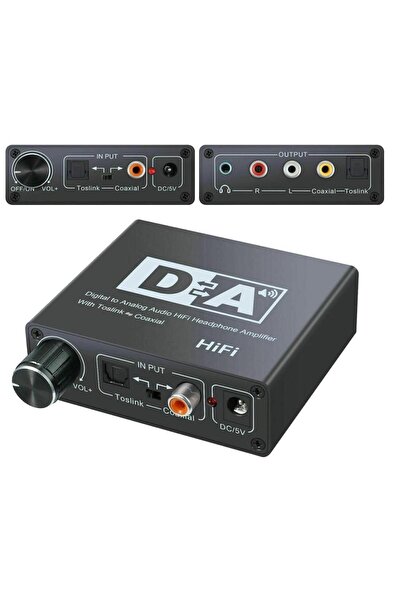 Temiz Pazar Digital To Analog Dac Çevirici Dönüştürücü Ses Optik Adaptörü
