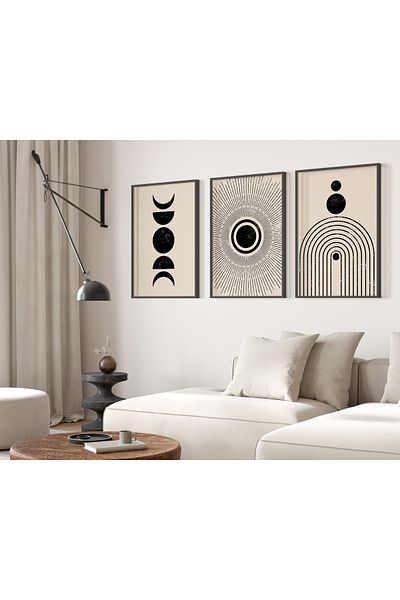 TekTablo Set de pictură înrămată, modele de pictură pentru decorarea casei