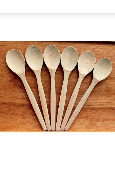 EVİMSAN 6 PCS WOODEN SPOON 20 CM