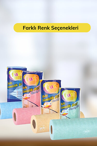 Fun Hassas Temizlik Bezi Perfore Rulo 30 Adet 4 Paket