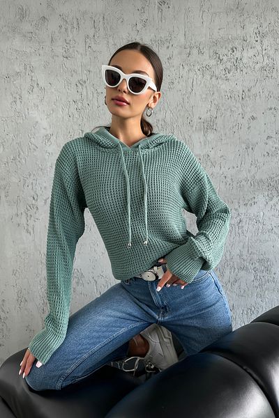 nosia fashion Hooded Long Sleeve Women's Knitwear Sweater