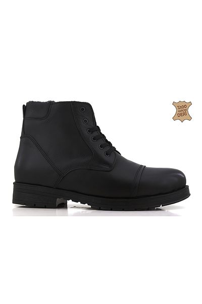 DESİMEN Ανδρικές μπότες από 100% γνήσιο δέρμα και μαλλί Desimen 541
